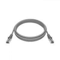 Патч-корд NTSS 2хRJ45/8P8C, T568B FTP 5e кат. литой 2 метра, LSZH, серый