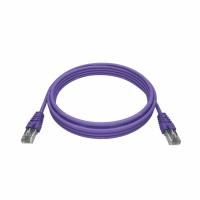 Патч-корд NTSS PREMIUM 2xRJ45/8P8C, T568B UTP 28 AWG CAT6 LSZH 3 метра, лиловый