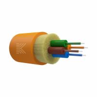 Оптический кабель дистрибьюшн распределительный, OM1, 62.5/125, 4 волокна, нг(А)-HF, оранжевый