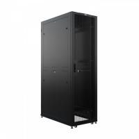 Шкаф напольный серверный NTSS ПРОЦОД DS 42U 750х1070мм, двойные боковые стенки, панель потолка с щеточными вводами, двери перфорированная и перфориров
