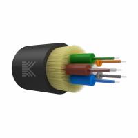 Оптический кабель универсальный, MM 50/125, OM3, 6 волокон, нг(А)-HF, черный