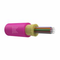 Оптический кабель распределительный для MPO/MTP, MM 50/125, OM4, 12 волокон, 3мм, для внутренней прокладки, нг(А)-HF, маджента