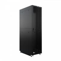 Шкаф напольный для ЦОД серверный NTSS ПРОЦОД PCM 48U 600х1070мм, 4 профиля 19, двойные боковые стенки, панель потолка с вводами, без панели пола, двер