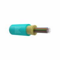 Оптический кабель распределительный для MPO/MTP, MM 50/125, OM3, 12 волокон, 3мм, для внутренней прокладки, нг(А)-HF, аква