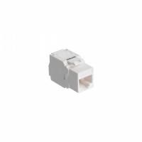 Розеточный модуль NTSS PREMIUM Keystone RJ45 UTP CAT6 180 градусов безинструментальный белый ver2