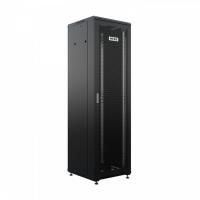 Шкаф напольный универсальный серверный NTSS R 32U 600х600мм, 4 профиля 19, двери перфорированная и сплошная металл, боковые стенки съемные, регулируем
