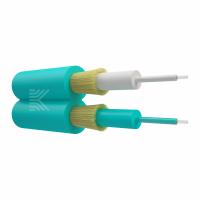 Оптический кабель, duplex, МM 50/125, OM3, 2.0mm, нг(А)-HF, аква