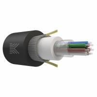 Дроп-кабель круглый, с центральной трубкой, усилен стеклонитями, 8 волокон, G.651 ОМ2(50/125), нг(А)-HF, 1 кН