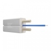 Кабель оптический FTTH, 1 волокно, G657A1, усилен стеклопрутками (белый)