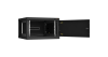 Настенный разборный шкаф NIKOMAX 19", 6U, металлическая дверь, Ш600хВ370хГ600мм, 2 пары монтажных направляющих, черный