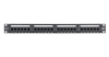 Коммутационная панель NETLAN 19", 1U, 24 порта, Кат.6 (Класс E), 250МГц, RJ45/8P8C, 110/KRONE, T568A/B, неэкранированная, черная