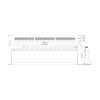 Патч-панель NTSS PREMIUM 1U 24 порта RJ45 FTP cat.5е, Krone IDC (инструмент в комплекте), с органайзером