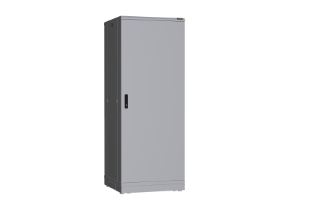Напольный шкаф NIKOMAX серии TFR-R2 19", 42U, металлические двери, металлические стенки, Ш800хВ2010хГ800мм, в разобранном виде, серый