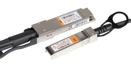 DAC кабель-breakout NIKOMAX QSFP+ в 4*SFP+, 40 Гбит/с в 4*10 Гбит/с, 3 м