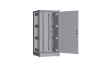 Напольный шкаф NIKOMAX серии TFR-R2 19", 33U, металлические двери, металлические стенки, Ш800хВ1702хГ800мм, в разобранном виде, серый