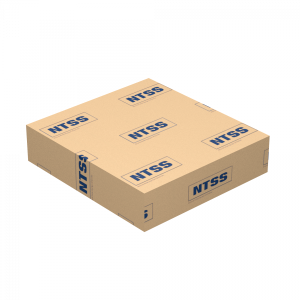 Шкаф настенный телекоммуникационный NTSS LIME 15U 550х600х770мм, 2 профиля 19, дверь сплошная металл, боковые стенки несъемные, разобранный, серый RAL