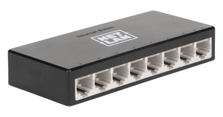 Коммутатор NETLAN, неуправляемый, 8*10/100/1000Мбит/с, DC5V 1A