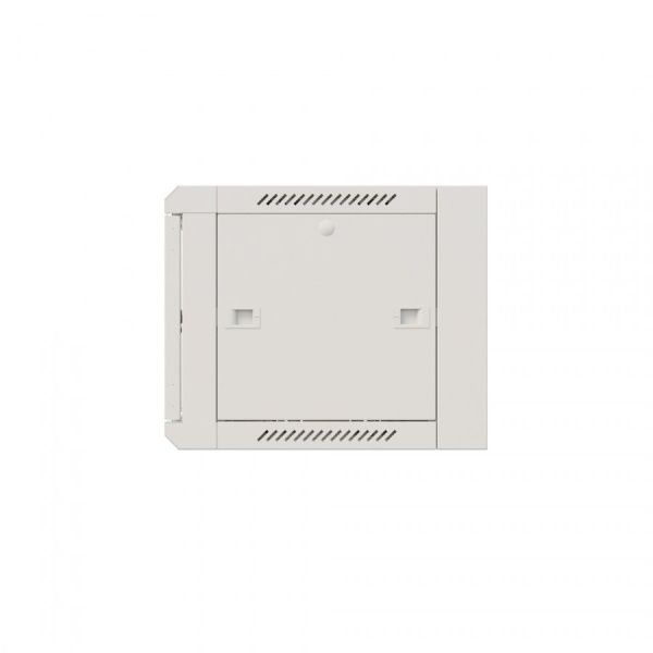 Шкаф настенный телекоммуникационный NTSS W 9U 600х600х500мм, 2 профиля 19, дверь стеклянная, боковые стенки съемные, задняя стенка, разобранный, серый