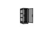 Напольный шкаф NIKOMAX серии TFR-R2 19", 33U, перфорированные двери, металлические стенки, Ш600хВ1702хГ1000мм, в разобранном виде, черный