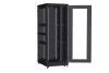 Напольный шкаф NIKOMAX серии TFA-R 19", 42U, дверь со стеклом и металлическая, металлические двухуровневые стенки, Ш800хВ2114хГ1000мм, в разобранном виде, черный