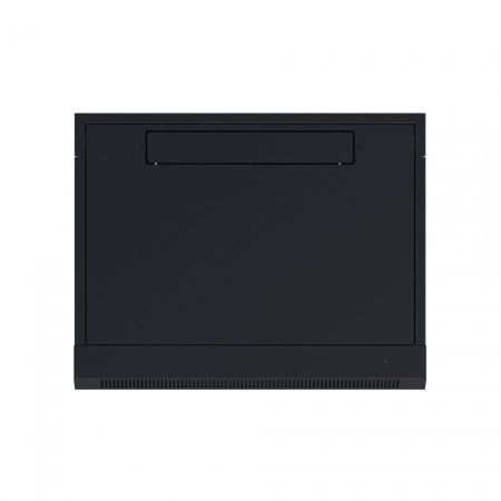 Шкаф настенный телекоммуникационный NTSS W 12U 600х450х635мм, 2 профиля 19, дверь стеклянная, боковые стенки съемные, задняя стенка, разобранный, черн