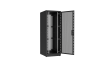 Напольный шкаф NIKOMAX серии TFR-R2 19", 47U, двери перфорированные, одностворчатая и двустворчатая, металлические стенки, Ш800хВ2232хГ1000мм, в разобранном виде, черный