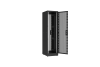 Напольный шкаф NIKOMAX серии TFR-R2 19", 47U, перфорированные двери, металлические стенки, Ш600хВ2234хГ800мм, в разобранном виде, черный