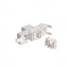 Розеточный модуль NTSS PREMIUM Keystone RJ45 UTP CAT5e 180 градусов безинструментальный белый ver2