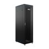 Шкаф напольный универсальный серверный NTSS R 42U 800х800мм, 4 профиля 19, двери перфорированная и сплошная металл, боковые стенки съемные, регулируем