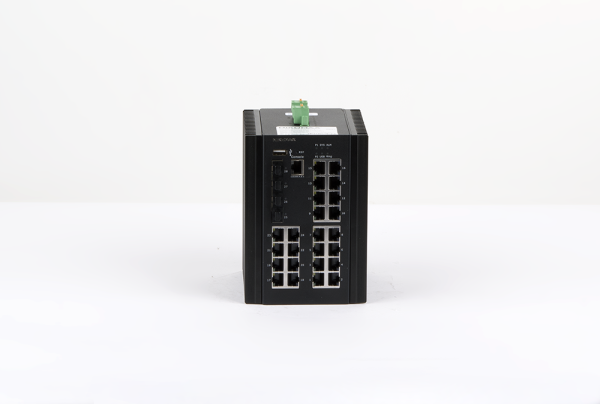 Управляемый промышленный L3 коммутатор NIKOMAX, 24*10/100/1000Мбит/с PoE (af/at/BT) из которых 4 порта PoE BT, 4*1/2.5/10Гбит/с SFP+, Крепление на DIN-рейку, 2*ввода питания, питание 44-57В (блок питания 370Вт поставляется отдельно), -40С +80С.