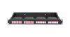 Оптический кросс NIKOMAX 19" серии CM, 1U, до 4 кассетных модулей/ панелей, фиксированный, черный