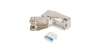 Модуль-вставка NIKOMAX типа Keystone, Кат.6a (Класс Ea), 500МГц, RJ45/8P8C, самозажимной, T568A/B, полный экран, металлик - гарантия: 5 лет расширенная / 25 лет системная