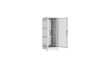 Напольный шкаф NIKOMAX серии TFR-R2 19", 33U, перфорированные двери, металлические стенки, Ш600хВ1702хГ800мм, в разобранном виде, серый