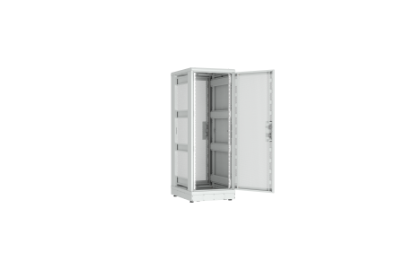 Напольный шкаф NIKOMAX серии TFR-R2 19", 33U, перфорированные двери, металлические стенки, Ш600хВ1702хГ800мм, в разобранном виде, серый