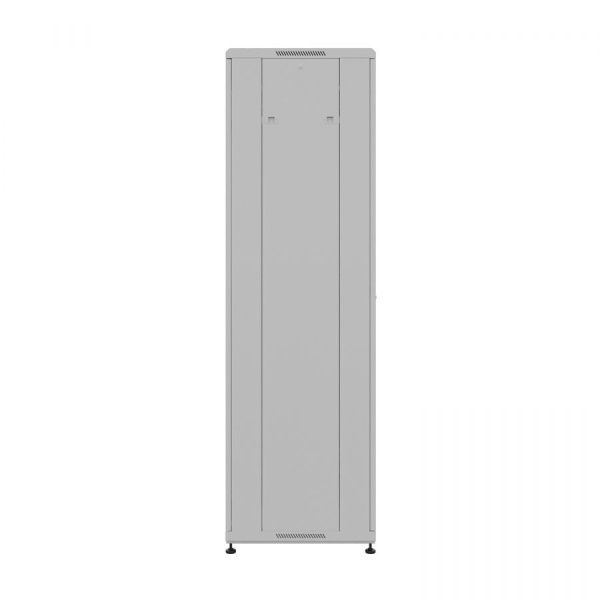 Шкаф напольный универсальный серверный NTSS R 42U 600х600мм, 4 профиля 19, двери перфорированная и сплошная металл, боковые стенки съемные, регулируем