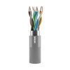 Кабель витая пара NTSS PREMIUM F/UTP 5e 4 пары одножильный 24AWG внутренний LSZH нг(А)-HF 305м серый
