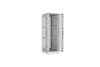 Напольный шкаф NIKOMAX серии TFR-R2 19", 42U, двустворчатые перфорированные двери, металлические стенки, Ш600хВ2010хГ1000мм, в разобранном виде, серый