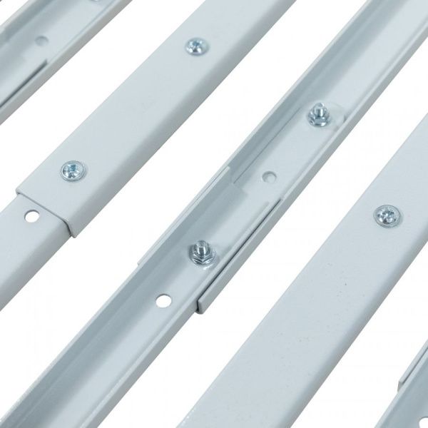 Стойка серверная NTSS OR двухрамная 37U 600-1000мм, комплект ножек, серый RAL 7035