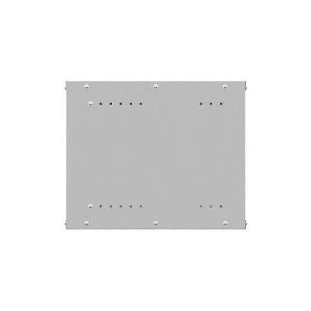Шкаф настенный телекоммуникационный NTSS LIME 18U 550х450х900мм, 2 профиля 19, дверь сплошная металл, боковые стенки несъемные, разобранный, серый RAL
