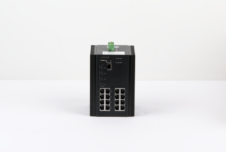 Управляемый промышленный L2+ коммутатор NIKOMAX, 16*10/100/1000Мбит/с PoE (af/at/BT) из которых 4 порта PoE BT, 4*1/2.5/10Гбит/с SFP+, Крепление на DIN-рейку, 2*ввода питания, питание 44-57В (блок питания 370Вт поставляется отдельно), -40С +80С.