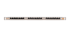 Коммутационная панель NIKOMAX 19", 0,5U, 24 порта, Кат.5e (Класс D), 100МГц, RJ45/8P8C, 110/KRONE, T568A/B, полный экран, с органайзером, металлик - гарантия: 5 лет расширенная / 25 лет системная