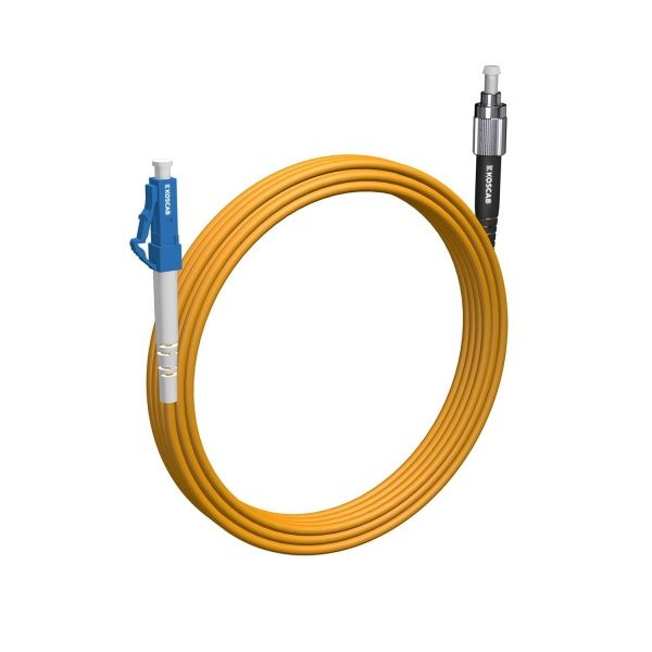 Шнур оптический KOSCAB spc LC/UPC-FC/UPC 9/125 2.0мм 8м LSZH (патч-корд)