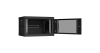 Настенный разборный шкаф NIKOMAX 19", 6U, стеклянная дверь, Ш600хВ370хГ450мм, 2 пары монтажных направляющих, черный