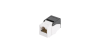 Модуль-вставка NIKOMAX типа Keystone, Кат.5е (Класс D), 100МГц, RJ45/8P8C, самозажимной, T568A/B, неэкранированный, белый - гарантия: 5 лет расширенная / 25 лет системная