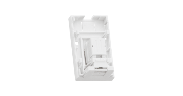 Настенная розетка NIKOMAX, 1 порт, Кат.5e (Класс D), 100МГц, RJ45/8P8C, FT-TOOL/110/KRONE, T568A/B, неэкранированная, со шторкой, белая - гарантия: 5 лет расширенная / 25 лет системная
