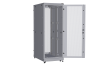 Напольный шкаф NIKOMAX серии TFA-R 19", 42U, двери перфорированные, одностворчатая и двустворчатая, металлические двухуровневые стенки, Ш800хВ2114хГ1200мм, в разобранном виде, серый