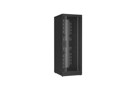 Напольный шкаф NIKOMAX серии TFR-R2 19", 47U, перфорированные двери, металлические стенки, Ш800хВ2232хГ1000мм, в разобранном виде, черный