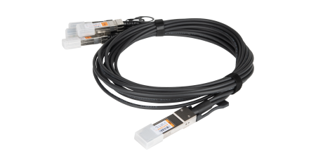 AOC кабель-breakout NIKOMAX QSFP+ в 4*SFP+, 40 Гбит/с в 4*10 Гбит/с, 850 нм, 1 м