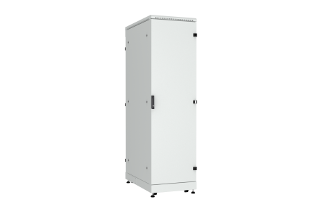 Напольный шкаф NIKOMAX 19", 42U, промышленный, цельнометаллические двери, степень защиты IP54, Ш600хВ2070хГ1000мм, серый.