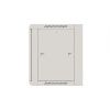 Шкаф настенный телекоммуникационный NTSS W 12U 600х450х635мм, 2 профиля 19, дверь стеклянная, боковые стенки съемные, задняя стенка, разобранный, серы